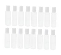 LOORGVEL 25 pièces Bouteilles Liquide Lentilles de Contact Mini Flacons Plastique Réutilisables Étanches Portables pour Voyage et Soins Lentilles