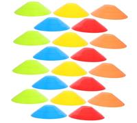 LOORGVEL 25 pièces Plots de Marquage Cônes de Signalisation PPT pour Entraînement Football Basketball Garçon Fille et Adultes
