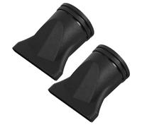 LOORGVEL 2pièces Accessoire Embout Concentrateur Pour Sèche-cheveux Noir Plastique Diamètre Coiffage Précis Cheveux Bouclés