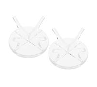 LOORGVEL 2pièces Support Acrylique pour Baseball Et Softball Lot de Présentoir Transparent pour Tennis Et Balles pour Expositions Et Collections