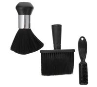 LOORGVEL 3 pièces Brosse de Nettoyage Barbe et Cheveux Brosse à Cou Coiffeur et Portable Balai pour Cheveux Cassés pour Usage Salon et Personnel