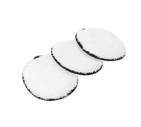 LOORGVEL 3 pièces Démaquillants Microfibre Réutilisables de Lingettes pour Nettoyage Visage et Lavables Blanc Élégant Usage Pratique pour Types de Maquillage