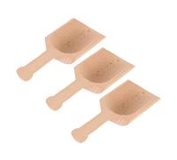 LOORGVEL 3 pièces Lot de Cuillères Multifonctionnelles pour Thé et Sel de Bain Ergonomiques Faciles à Nettoyer Ustensiles pour Cuisine et Bain