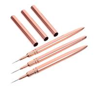 LOORGVEL 3 Pièces Nail Art Dessin Stylo Brosse Outil Colle À Ongles Autocollants Coupe-Ongles Kit Ongles Autocollants Ongles Presse Ongles Poignée Paillettes Gel Vernis Gel Vernis À Ongles