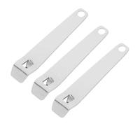LOORGVEL 3 pièces Ouvre Bouteille Oral Acier Inoxydable Ergonomique Mini Ouvre Ampoule Portable pour Infirmières