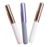LOORGVEL 3 pièces Set de Pinceaux Lèvres avec Capuchon Applicateurs Contour Maquillage Doux et Durables pour Retouche Précise pour Résultat Professionnel et Portable