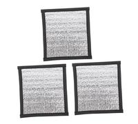 LOORGVEL 3 pièces Tapis Chauffant Reptile Matelas Chauffe-Terrarium avec Film Réfléchissant pour Serpent Lézard Tortue Chauffage sous Cage pour Animaux Matelas Douillet pour Hiver