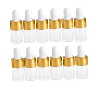 LOORGVEL 30 pièces Bouteilles Verre avec Pipette de Flacons Compte Gouttes Pratiques pour Voyage Transparent et Étanche pour Huiles Essentielles et Cosmétiques