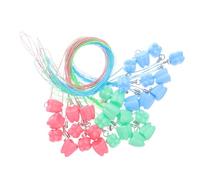 LOORGVEL 30 Pièces Tooth Holder Box With Necklace Plastic Keepsake Organizer For Lost Teeth Storage Case For Memories And Classroom Party Supplies