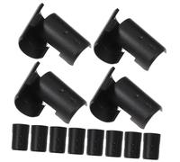 LOORGVEL 32 Paires Clips de Verrouillage Étagère Plastique Manchons de Fixation pour Rayonnage Filaire Accessoires Durables pour Supports Métalliques