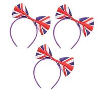 LOORGVEL 3pièces Bandeaux à Nœud Gros Motif Drapeau Accessoires De Fête Chic Et Et Filles