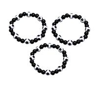 LOORGVEL 3pièces Bracelets Homme Football Ajustables Résistants Poignet Chic Cadeau Sport