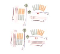 LOORGVEL 4 Ensembles Kit Science Fruits Batterie DIY Électrochimie Portable Conversion Éducatif Garçon Fille Expériences Électriques Écoles Stem