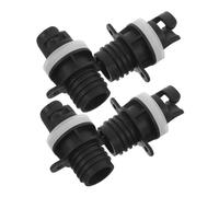 LOORGVEL 4 Pièces Adaptateur Valve Pompe PVC Robuste pour Bateaux Gonflables Kayak Joint Étanche Fuite Raccord Compresseur Air Polyvalent