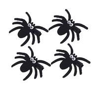 LOORGVEL 4 Pièces Épingle Cheveux Araignée Noire pour Garçon Fille et Adultes Accessoire Halloween Cosplay Pince Déco Costume Garçon Fille