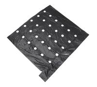 LOORGVEL 4 Pièces Film de Paillage Perforé PE Noir Isolation Thermique Couverture Agricole pour Potager et Culture Protection Mauvaises et Conservation Humidité