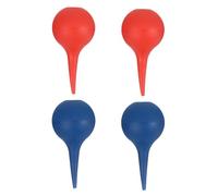 LOORGVEL 4 pièces Lot de Balles de Nettoyage Oreille pour Garçon Fille et Adultes Ampoules PVC Sûres à Pression Douce Embout Fin pour Nettoyage Profond et Sécurisé