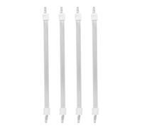 LOORGVEL 4 Pièces Quartz Heater Tubes Electric Patio Heater Parts Replacement Uniform Heat Output Heating Pipes for Home and Office