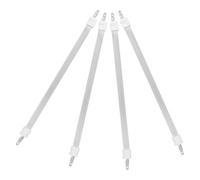 LOORGVEL 4 Pièces Quartz Heating Tube Efficient Heating Element Replacement for Electric Furnace Electric Heater Pipe for Home and Patio Winter Use