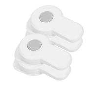 LOORGVEL 4 pièces Serrure de Sécurité pour Four et Placard Garçon Fille Verrou Auto-adhésif sans Perçage Protection pour Micro-ondes Réfrigérateur et Tiroir Cuisine