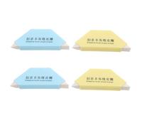 LOORGVEL 4 Pièces Sketch Eraser Set Multi Angle Rubber Erasers For Clean Paper Friendly Sketching And Drawing Supplies For Students And Professionals