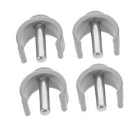 LOORGVEL 4pièces Clips De Serrage c Pour Canes Et Béquilles Accessoires De Sécurisation Pour Déambulateurs Connexion Stable Et Durable Compatible Avec Tubes