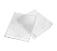 LOORGVEL 4Set Lot de Boîtiers CD Transparents Résistants Plastique Coffret de Rangement pour Disques pour Collection DVD Albums Logiciels et Sauvegarde de Données