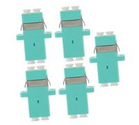 LOORGVEL 5 pièces Adaptateur Lc Lc Duplex Coupleur Femelle à Femelle Connecteur Compatible avec Câbles et Perte Insertion pour Réseaux de Communication et Systèmes Catv