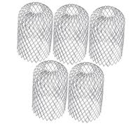 LOORGVEL 5 pièces Filtres Gouttière Acier Inoxydable Protège Toiture Bouchage Adaptable pour Toits Balcons et Jardins