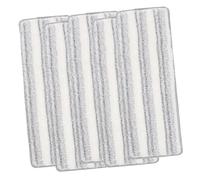LOORGVEL 5 pièces Lingettes de Serpillière Microfibre Auto Adhésives pour Vadrouille Recharges avec Bandes à Poils Durs et Éponge Absorbante Nettoyage pour Carrelage