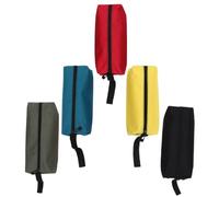 LOORGVEL 5 pièces Lot de Pochettes Étanches Oxford pour Outils Organisateur Multi Usage Compact et Résistant Utilitaire avec Fermeture Éclair pour Petits Outils Rangement Pratique pour