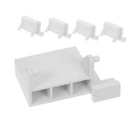 LOORGVEL 5 Pièces Microwave Oven Door Support Latch Plastic Replacement Parts DIY Repair Kit For Precise Opening And Closing Mechanism