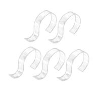 LOORGVEL 5 pièces Présentoir Ceinture Acrylique Transparent Support Organisateur Polyvalent pour Hommes et Femmes Stand Rangement Pratique et Élégant pour Affichage Courroie