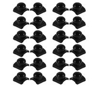 LOORGVEL 50 Capuchons de Rechange en Caoutchouc Étanches pour Interrupteur à Bouton-poussoir de Lampe Torche, Revêtement Souple et Résistant, Protection Anti-poussière, Usage Extérieur