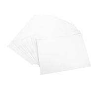 LOORGVEL 50 feuilles Lot de Étiquettes Autocollantes Papier Kraft Mat Adhésives et Imprimables Compatibles Imprimantes Jet Encre et Laser pour et Noms Autocollants Détachables pour Bureau