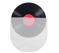 LOORGVEL 50 pièces Lot de Pochettes Transparentes pour Disques Vinyles Protège-CD Antirayures Housses Intérieures Épaisses sans Rabat pour Rangement