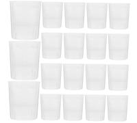 LOORGVEL 50 Pièces Plastic Measuring Cups Transparent Graduated Scale For Kitchen Baking Food Grade PP