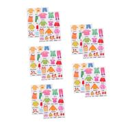 LOORGVEL 5ensembles Stickers De Rangement Pour Vêtements Autocollants Amovibles Pour Organisation De Armoire Avec Images