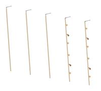 LOORGVEL 5pcs Pinces Dorées pour Cheveux en Alliage Léger Chaînes Décoratives pour Tresses, Accessoires de Coiffure Élégants pour Fêtes et Événements