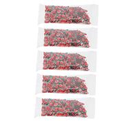 LOORGVEL 5sacs Pour Ongles Design Fruit Décoration Nail Art Diy Autocollants Décoratifs Sachets Motifs Fruits Fournitures Manucure