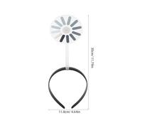 LOORGVEL 6 pièces Bandeau Symbole de Chargement Rotatif Amusant pour Fêtes Serre-tête Léger et Ajustable Accessoire Humour pour Hommes et Femmes pour Loisirs et Réseaux Sociaux