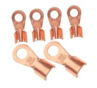 LOORGVEL 6 pièces Connecteurs de Câbles Cuivre à Œil Ouvert Bornes à Sertir pour Câbles Électriques Haute Conductivité Installation Rapide Utilisations Variées