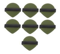 LOORGVEL 7 pièces Puff à Poudre Double Face Vert Matcha Éponge Cosmétique pour Fond de Humide et Sec Outil Maquillage pour Teint Uniforme