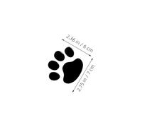LOORGVEL 8 Paires Stickers de Patte de Chien pour Voiture Décoration Adhésive Résistante pour et Protection Rayures Stickers Cartoon pour Auto Camion Suv et