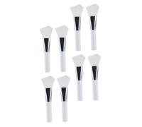 LOORGVEL 8 pièces Brosse Silicone pour Masque Visage Pinceau Doux et Confortable pour Application de Masques Facial Sérum et Soins Peau Outil Cosmétique Professionnel