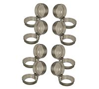 LOORGVEL 8 pièces Couvre-boutons pour Cuisinière Gaz Transparent Protection Sécurité Facile à Installer Design Moderne pour Protection Boutons Four Plaque Vitroceramique
