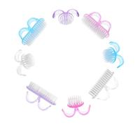 LOORGVEL 8 Pièces Mini Nail Dust Cleaning Brushes Portable Small Nail Tools With Soft Bristles And Lightweight For Salon And Home Use