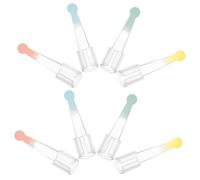 LOORGVEL 8 Pièces Spoon For Earwax Visible Ear Cleaning Tips Plastic Replacement Earwax Remover Kit For Adults And Children