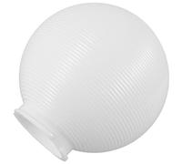 LOORGVEL Abat-jour Sphérique Plastique pour Lampe de Jardin Extérieur Couverture Légère et Simple Compatible Lampes Murales et Plafonniers Décoratifs