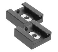 LOORGVEL Adaptateur Griffe Chaussure pour Appareil Photo DSLR Support Stable pour Accessoires Extension de Chaussure Hot Shoe Noir pour Photographie Professionnelle